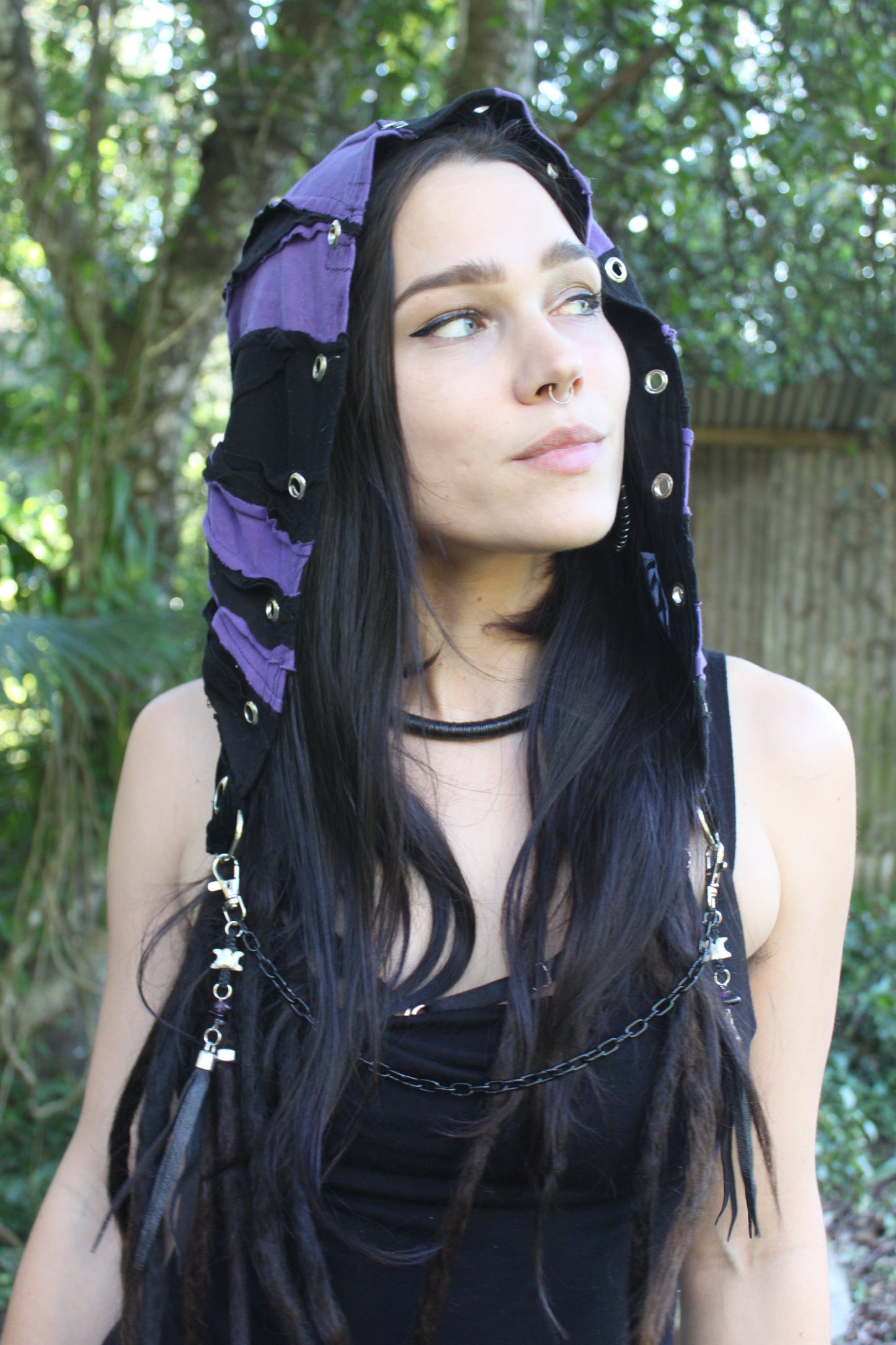 Amethyst elf hood