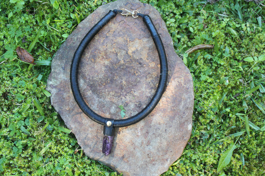 Amethyst neck piece.