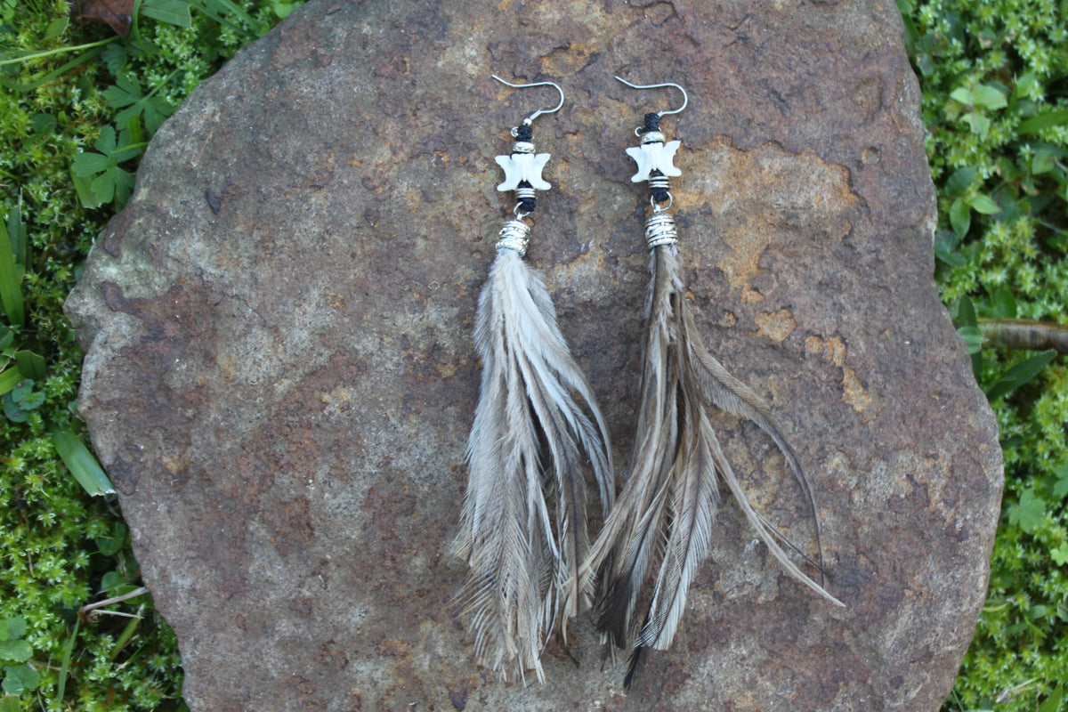 Feather serpent danglers