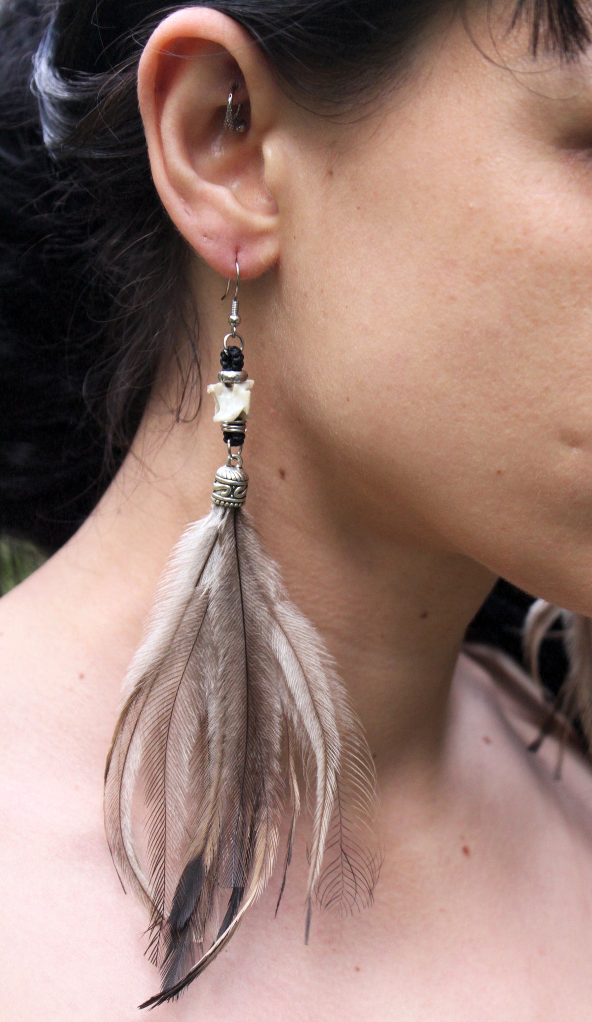 Feather serpent danglers