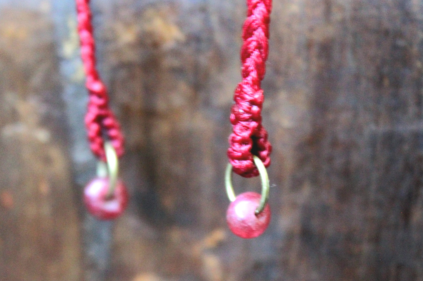 Protea & bone neck ring