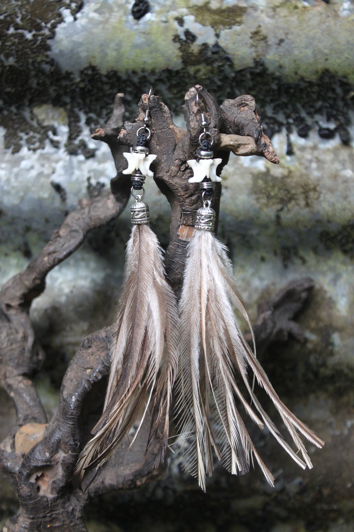 Feather serpent danglers