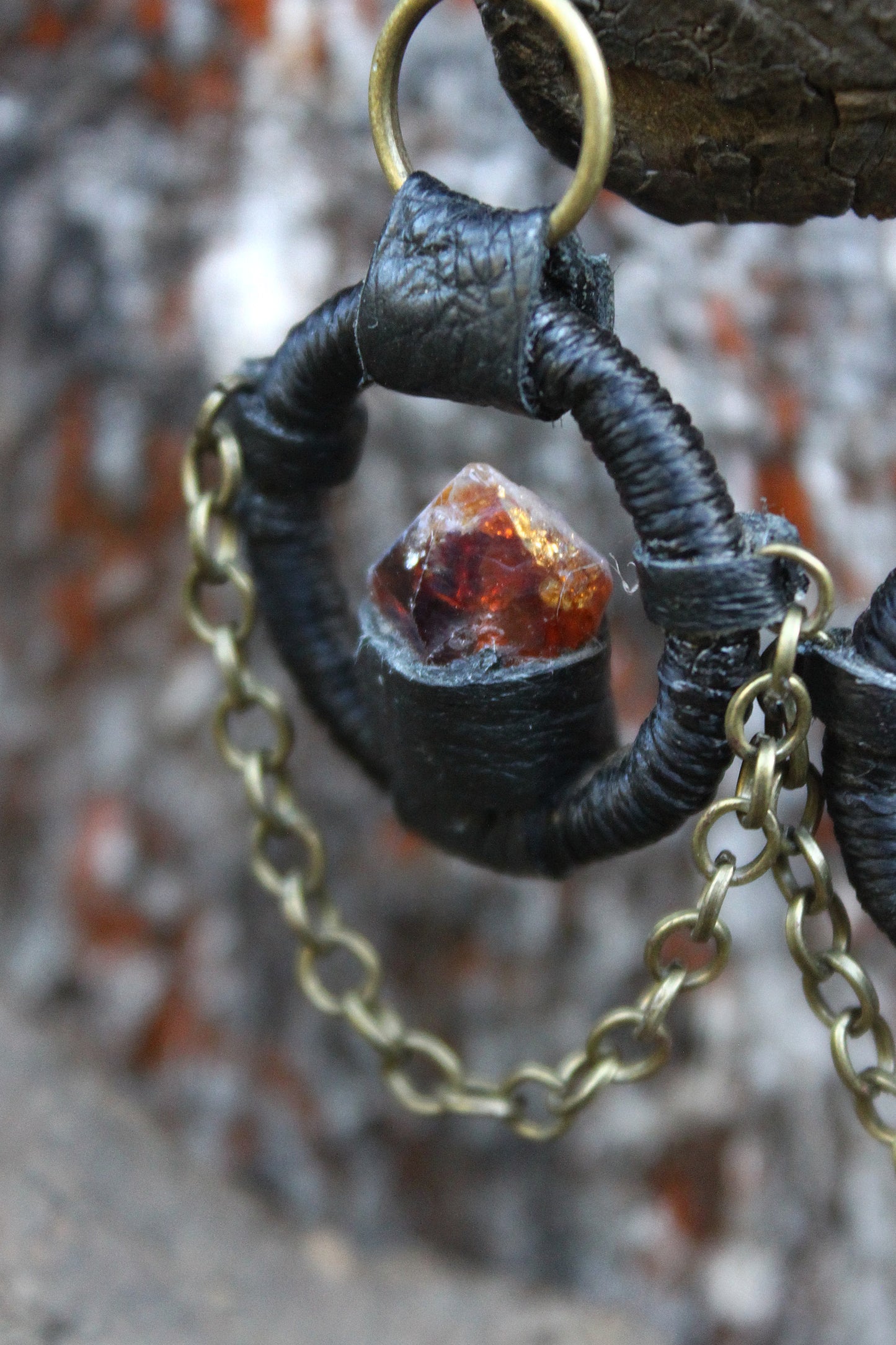 Citrine ear dangles